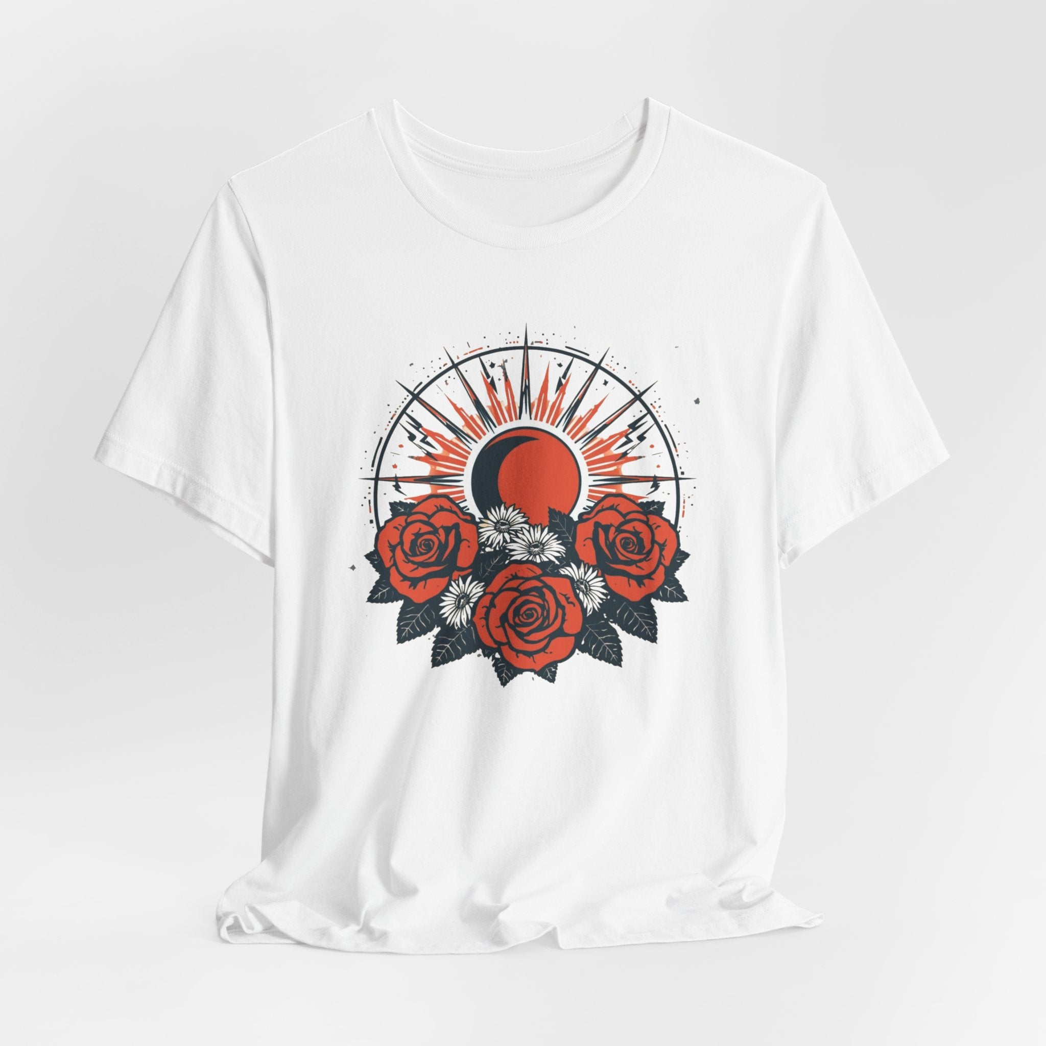 Eclipse Rose Celestial Graphic T-Shirt