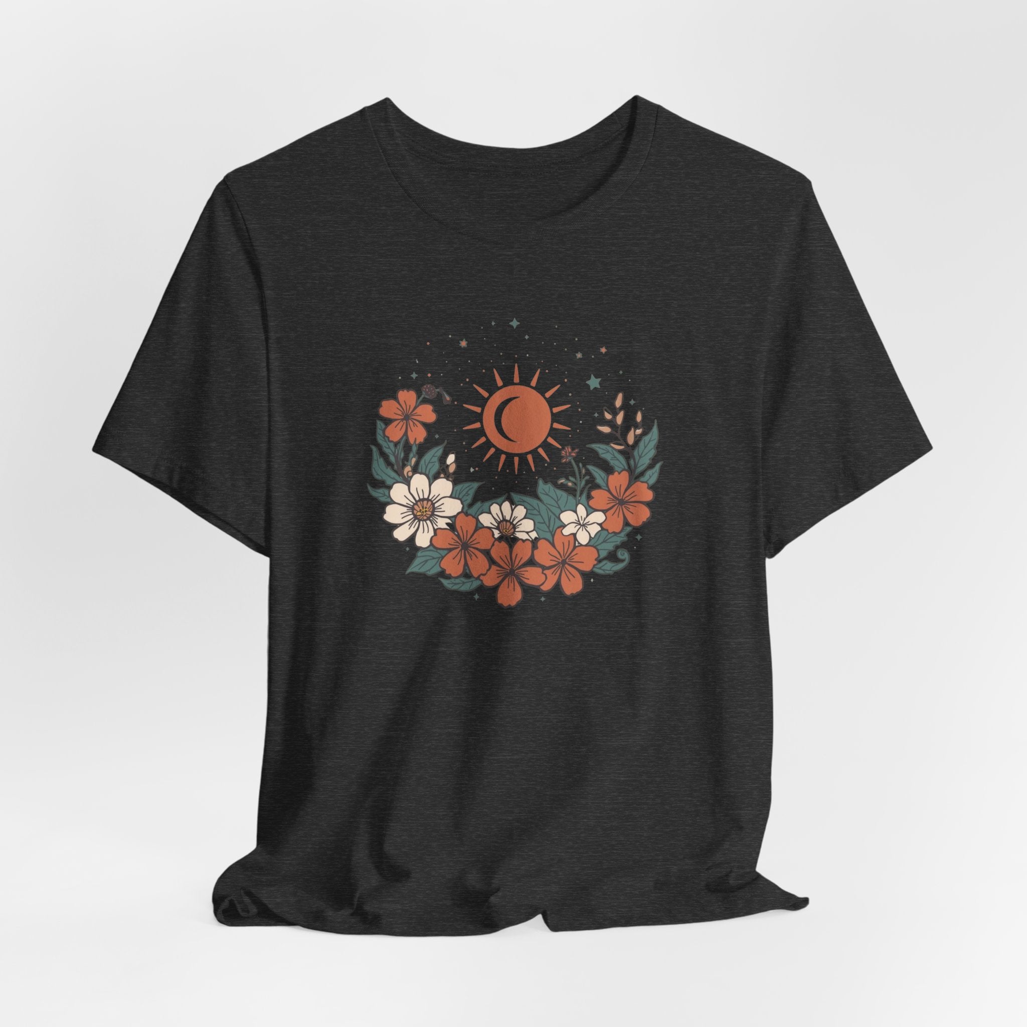 Tropical Sun & Moon Floral T-Shirt
