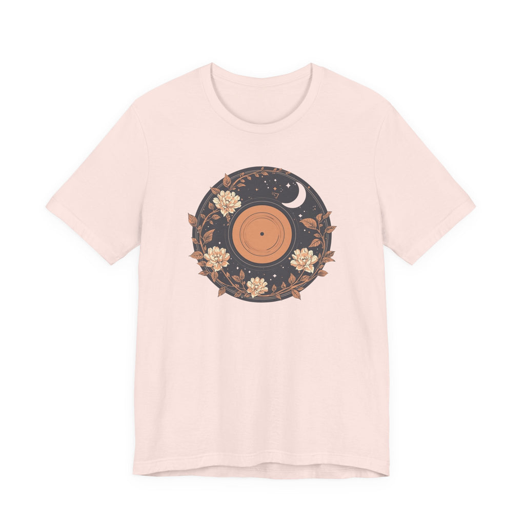 Celestial Vinyl & Wildflowers Graphic T-Shirt