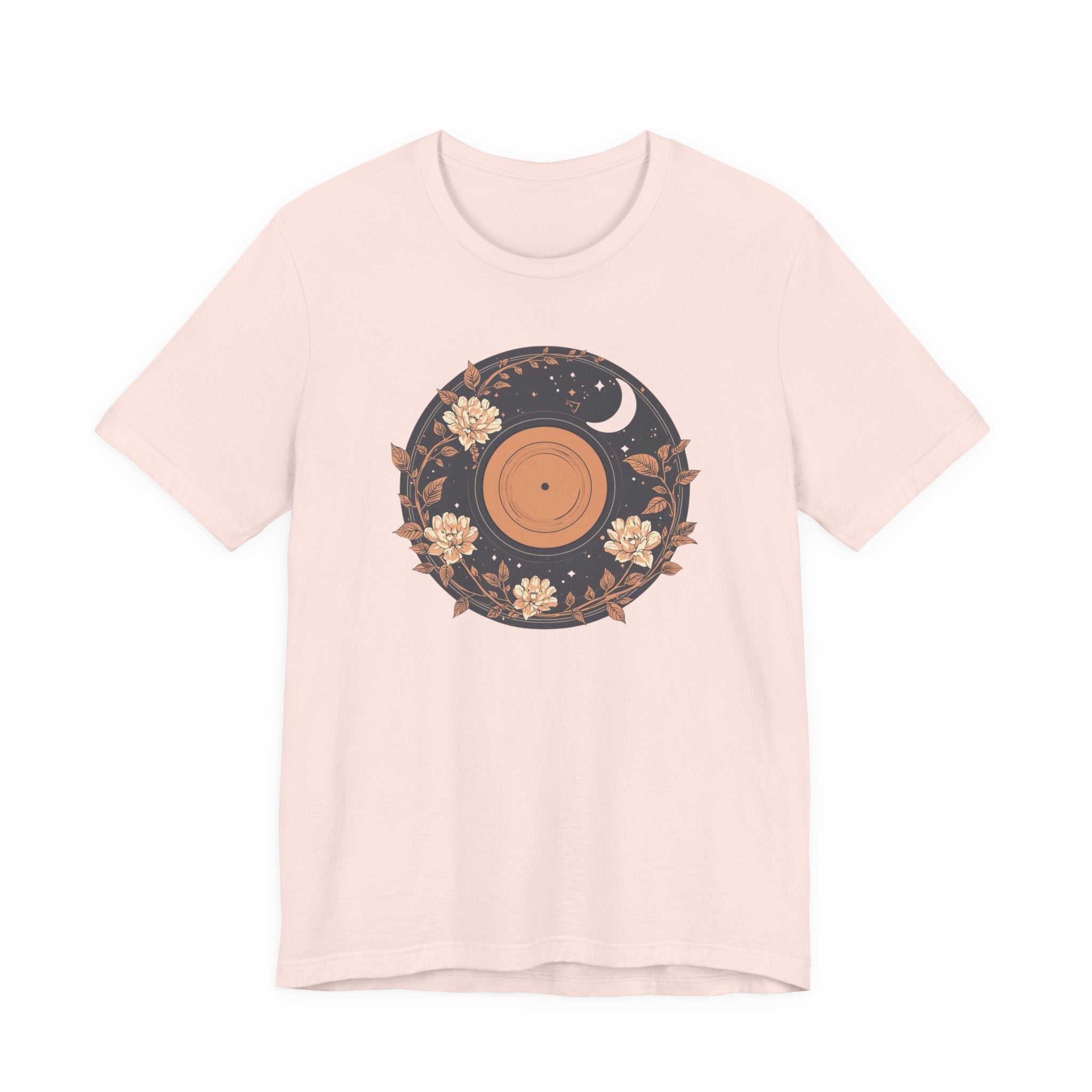 Celestial Vinyl & Wildflowers Graphic T-Shirt