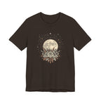 Full Moon & Flower Celestial Graphic T-Shirt