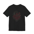 Gothic Moon and Roses T-Shirt