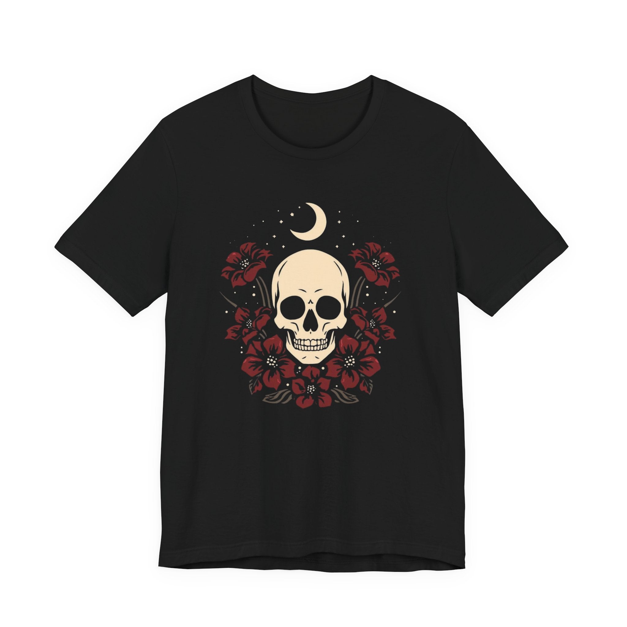 Celestial Skull and Roses T-Shirt