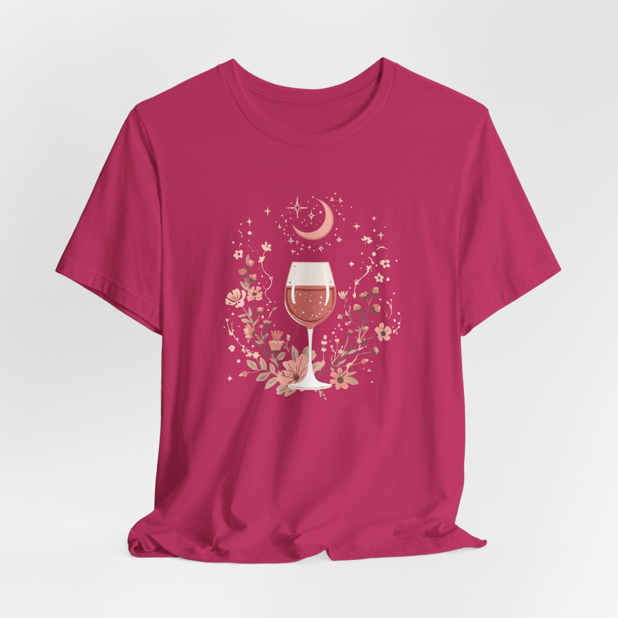 Celestial Rosé & Blush Florals Graphic T-Shirt