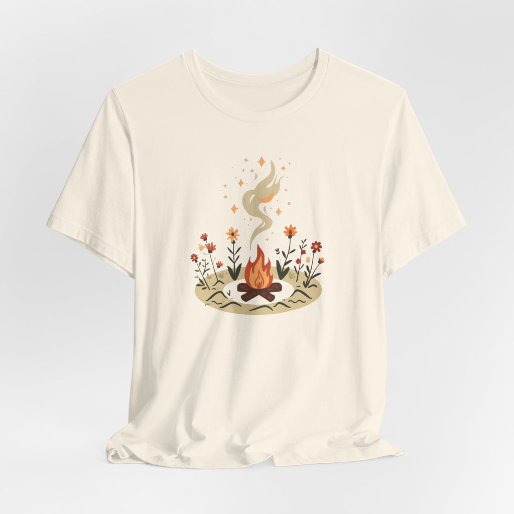 Campfire Under the Stars Graphic T-Shirt