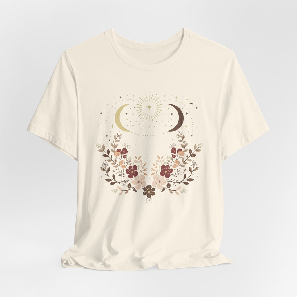Celestial Blossom Graphic T-Shirt