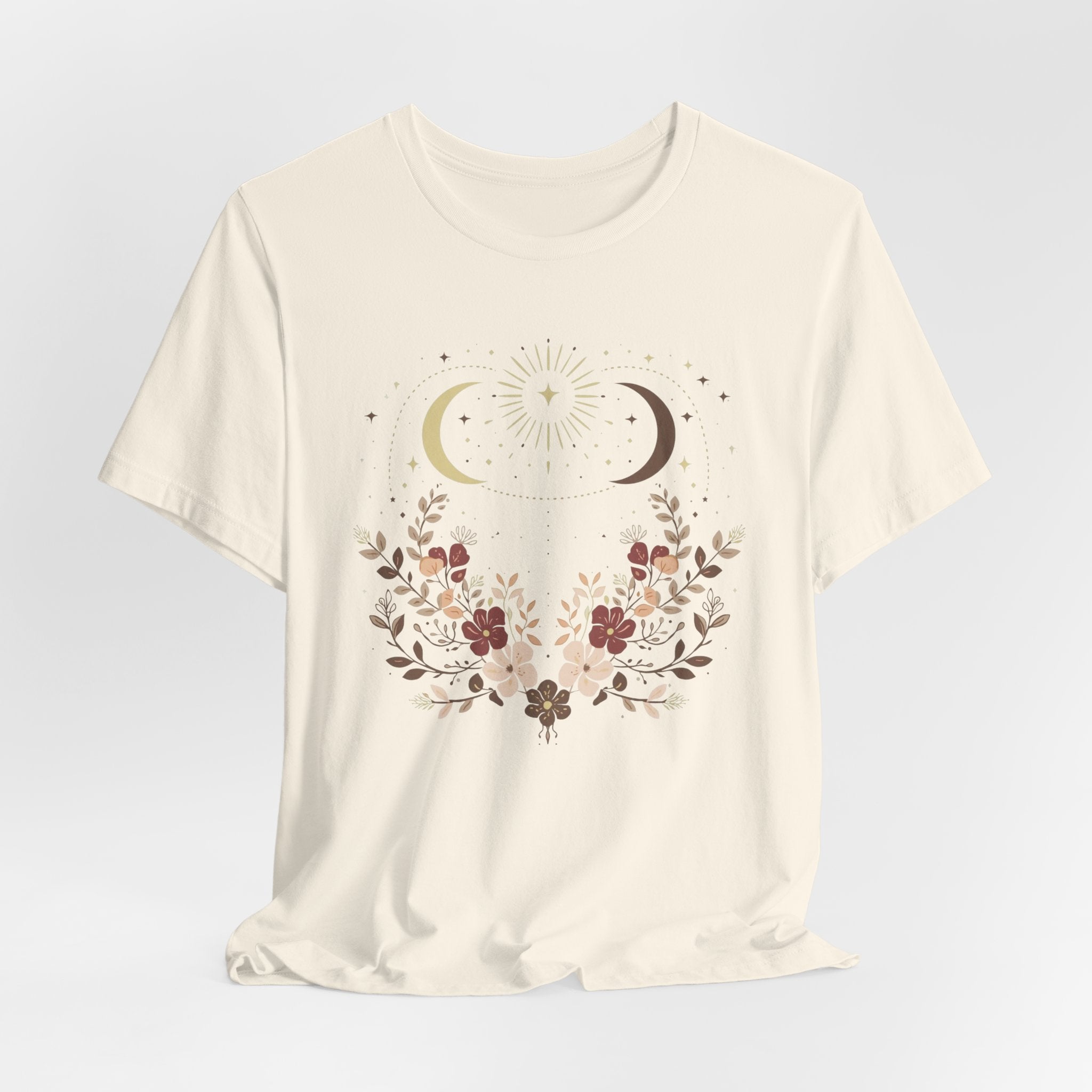 Celestial Blossom Graphic T-Shirt