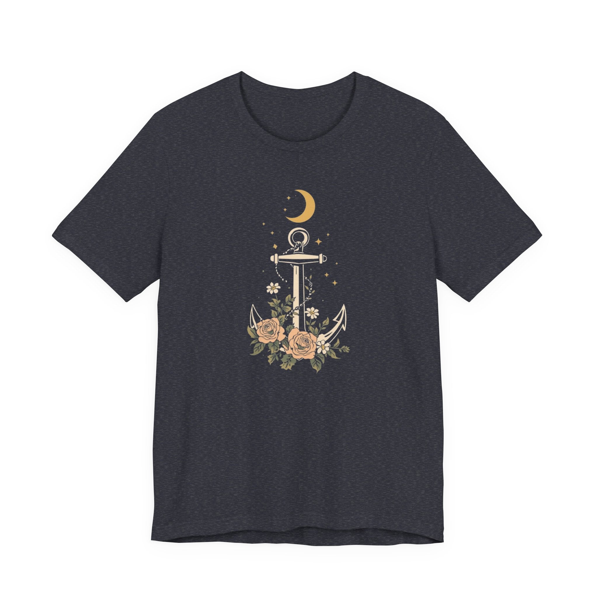 Celestial Blooming Anchor T-Shirt
