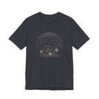 Starlit Rose Garden Celestial Graphic T-Shirt