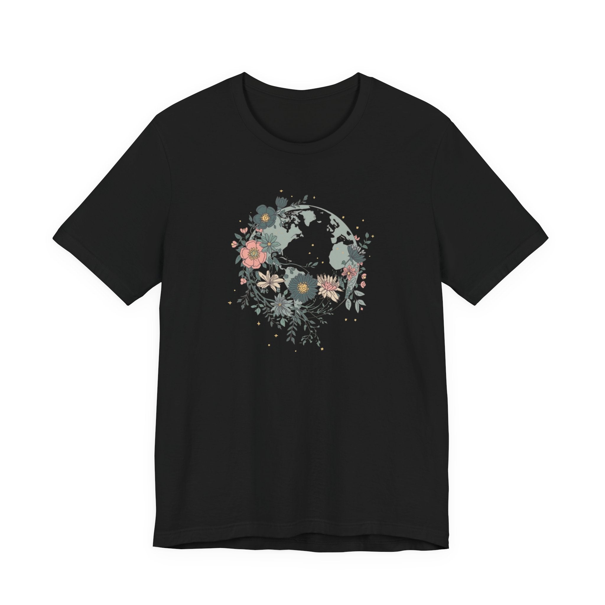 Floral Earth Graphic T-Shirt