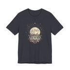 Full Moon & Flower Celestial Graphic T-Shirt