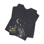 Moonlit Wildflower Path Graphic T-Shirt