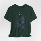 Moonlit Wildflower Path Graphic T-Shirt
