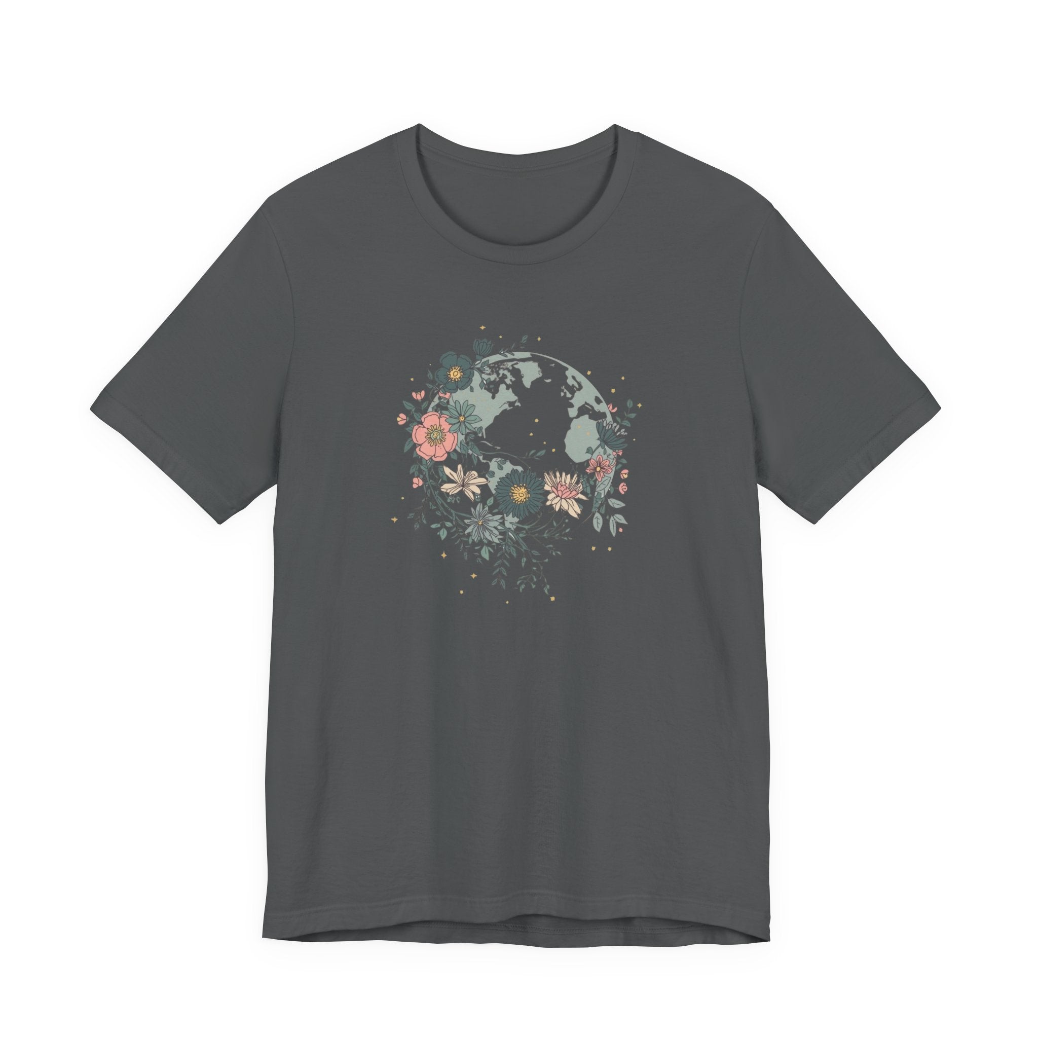 Floral Earth Graphic T-Shirt