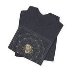 Sacred Geometry Floral Mandala Celestial Graphic T-Shirt
