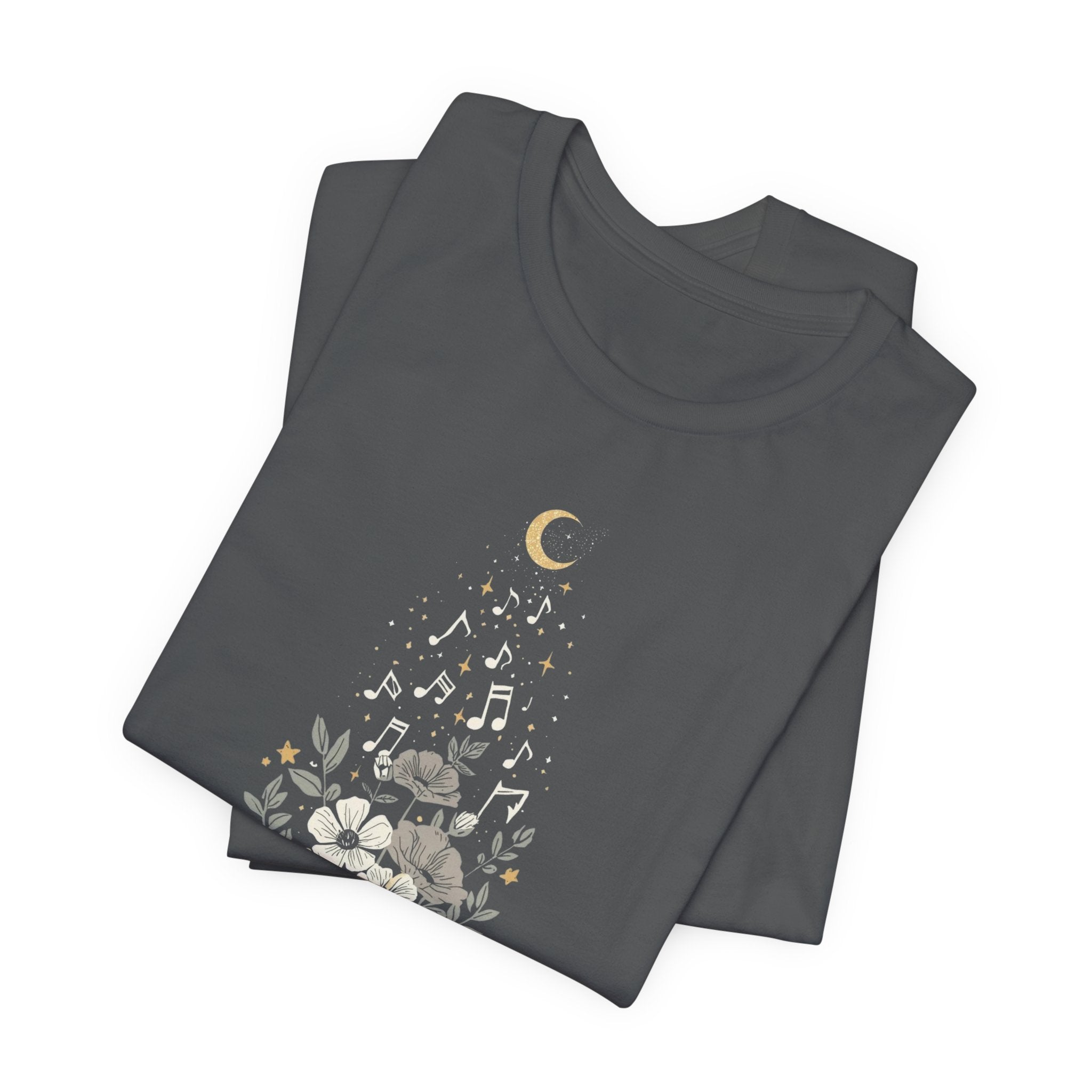 Moonlit Melody Floral T-Shirt