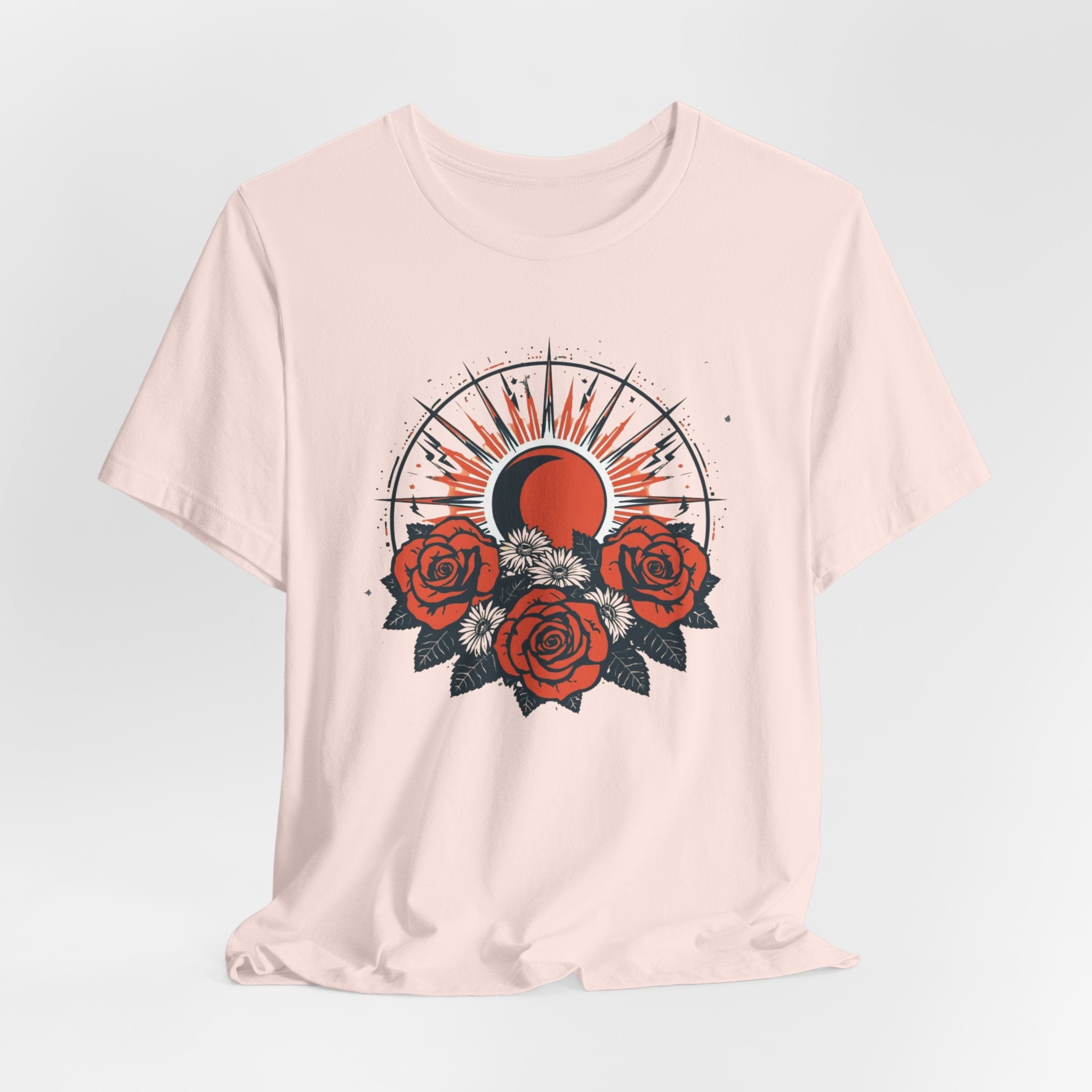 Eclipse Rose Celestial Graphic T-Shirt