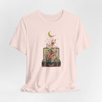 Blooming Suitcase Celestial Graphic T-Shirt