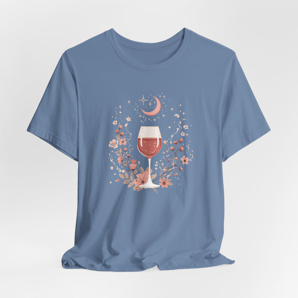 Celestial Rosé & Blush Florals Graphic T-Shirt