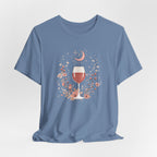 Celestial Rosé & Blush Florals Graphic T-Shirt