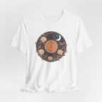 Celestial Vinyl & Wildflowers Graphic T-Shirt