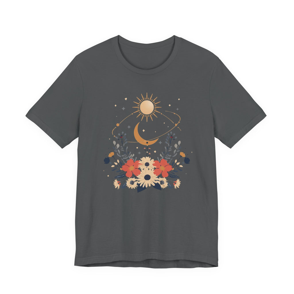 Celestial Orbit Floral Graphic T-Shirt