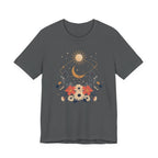 Celestial Orbit Floral Graphic T-Shirt