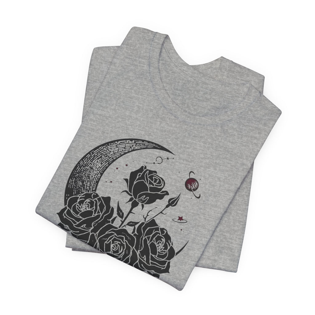 Crescent Moon and Roses T-Shirt