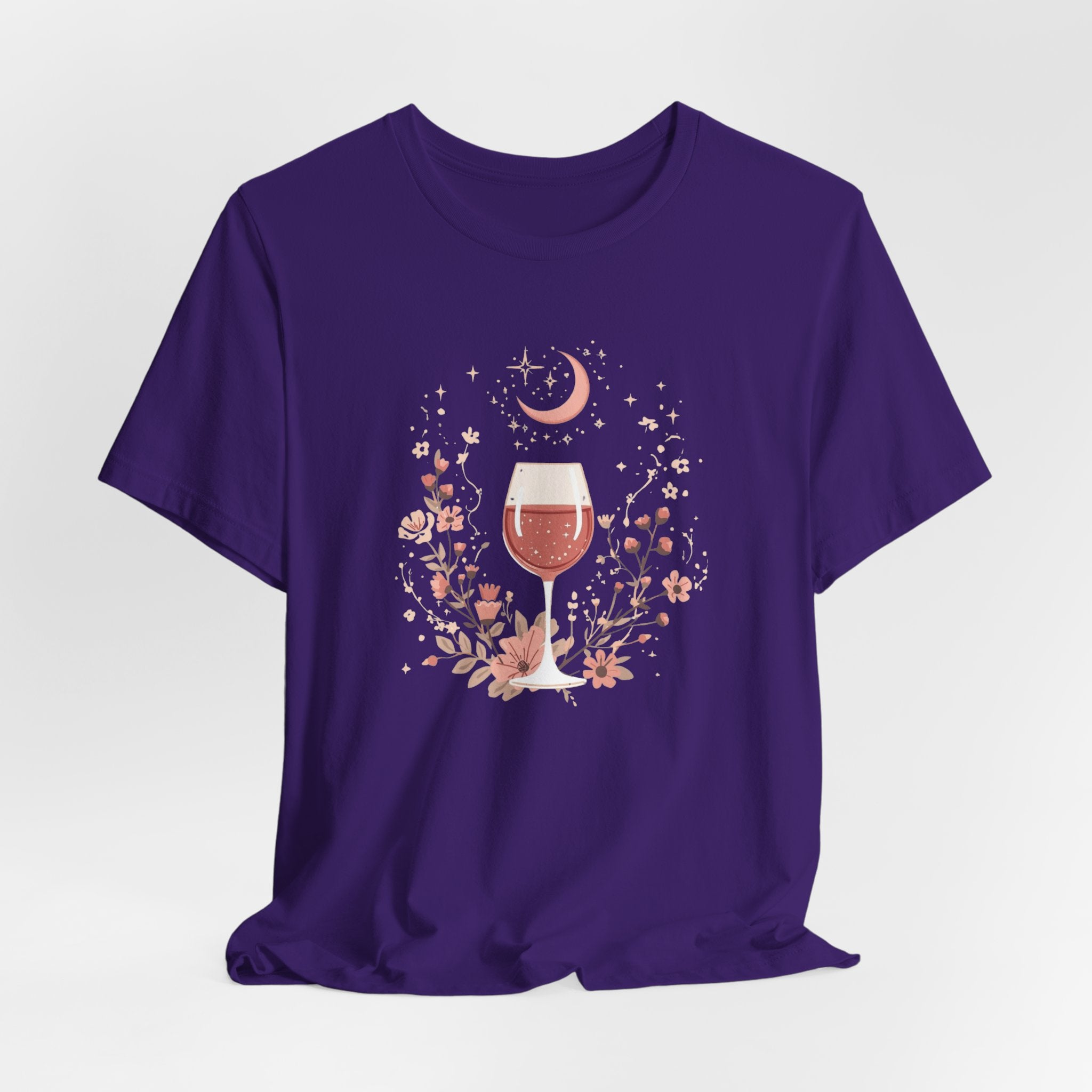 Celestial Rosé & Blush Florals Graphic T-Shirt
