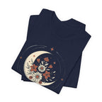 Crescent Moon and Flowers T-Shirt
