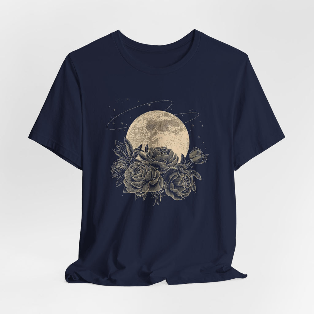 Full Moon and Roses T-Shirt
