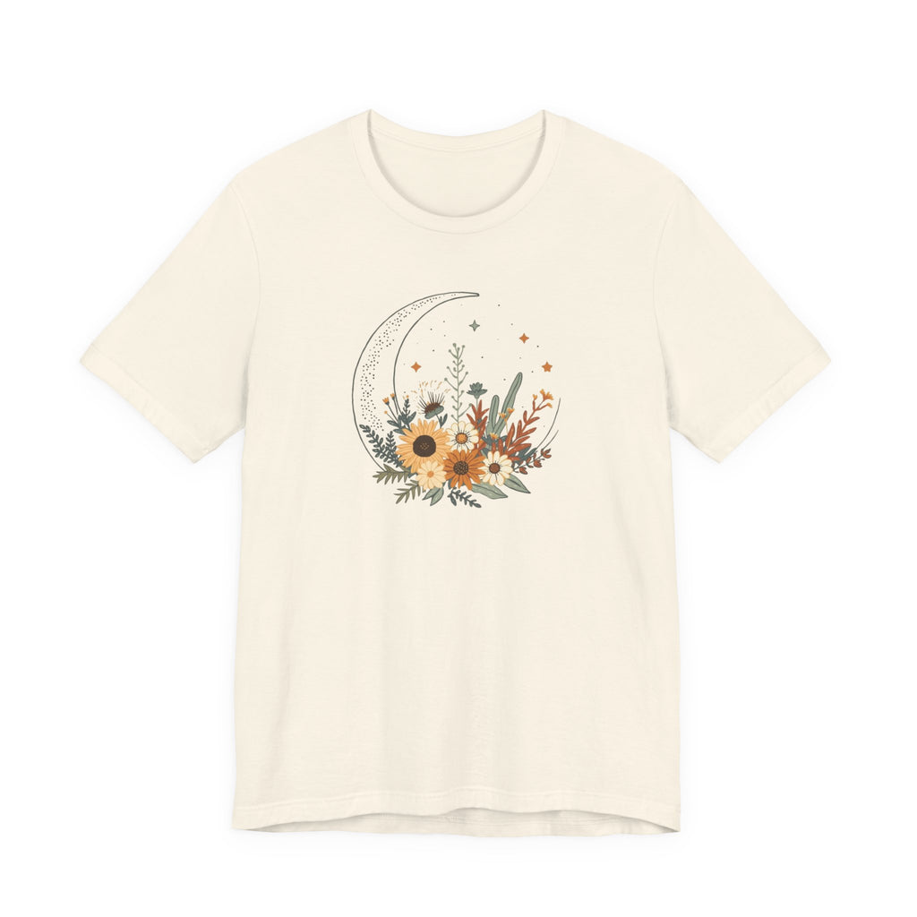 Celestial Sunflower Floral T-Shirt