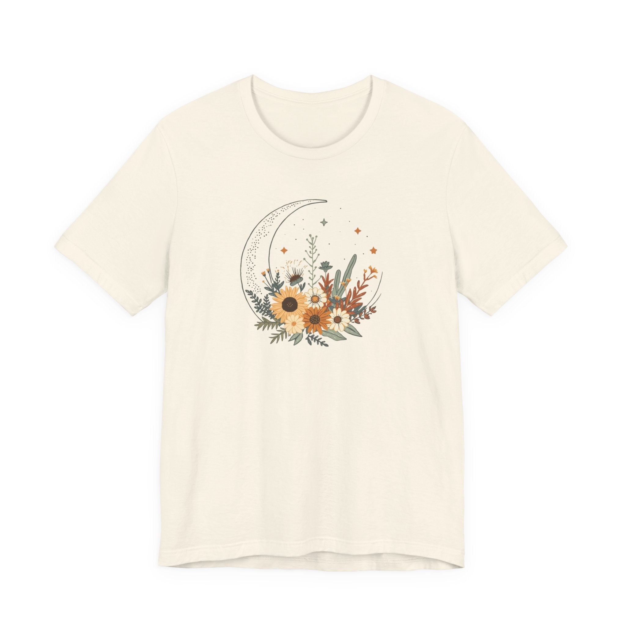 Celestial Sunflower Floral T-Shirt