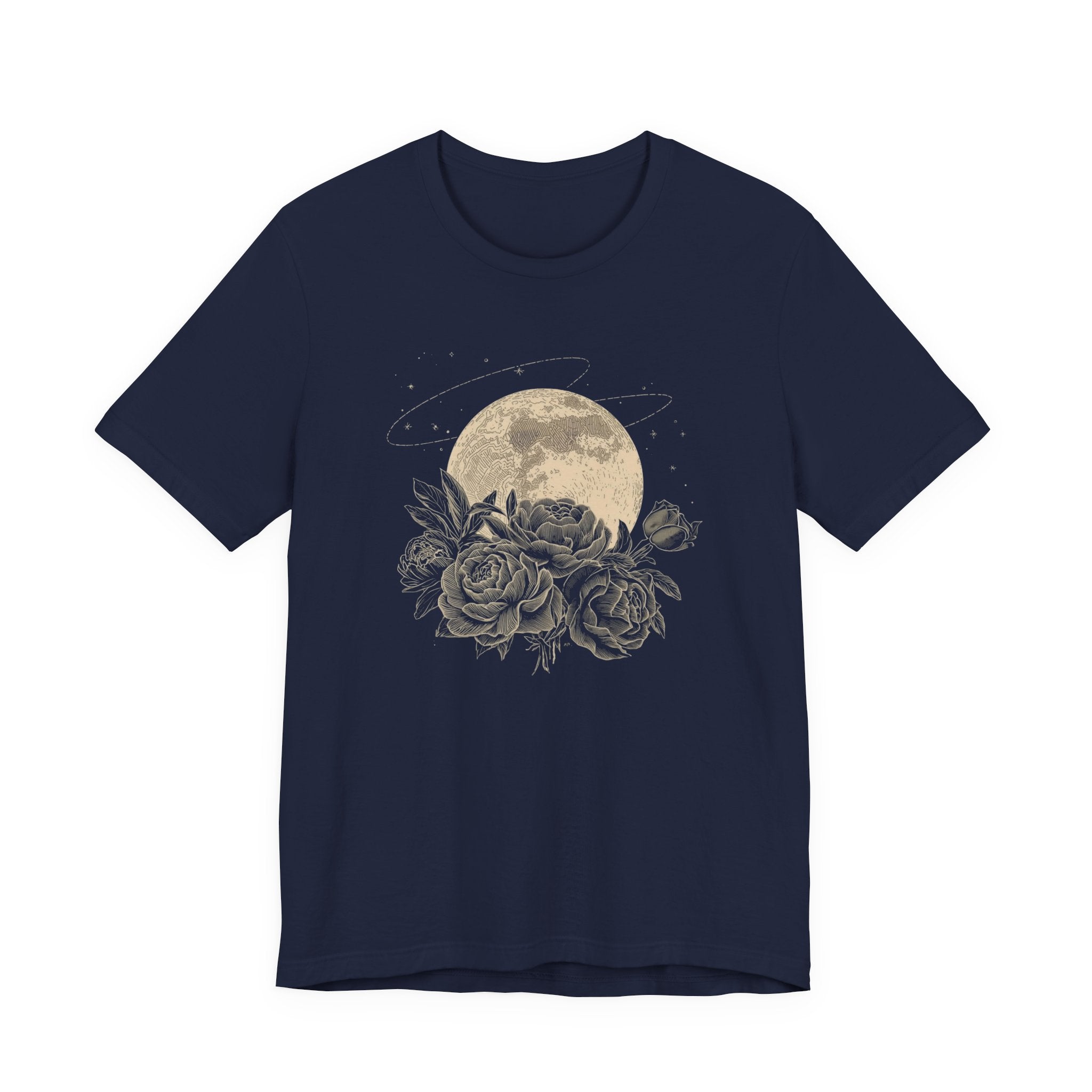 Full Moon and Roses T-Shirt