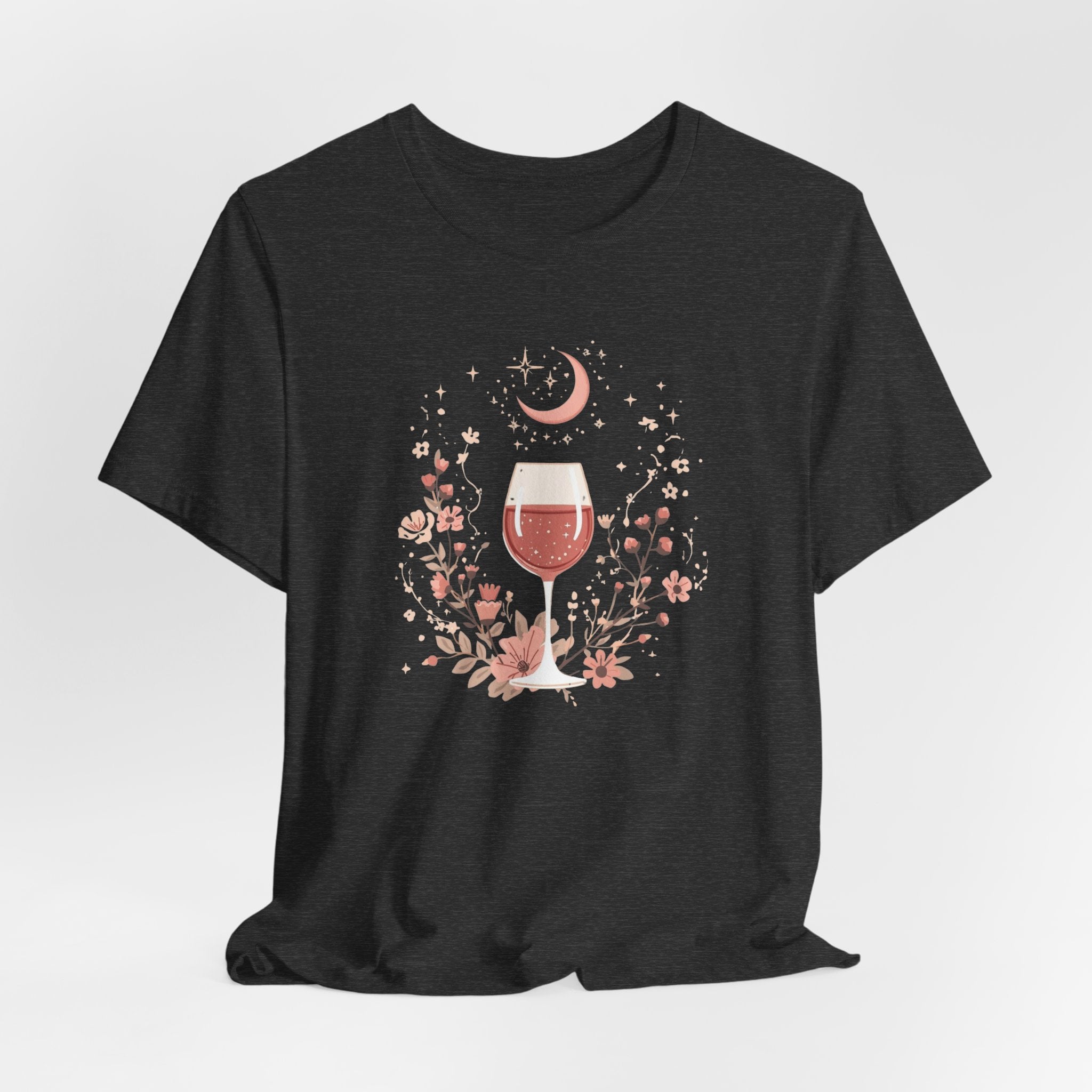 Celestial Rosé & Blush Florals Graphic T-Shirt