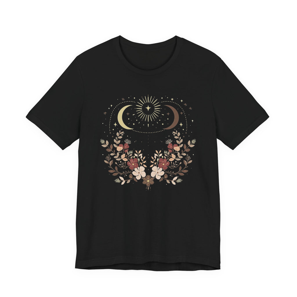 Celestial Blossom Graphic T-Shirt