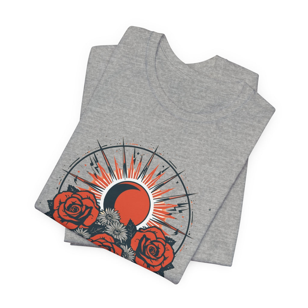 Eclipse Rose Celestial Graphic T-Shirt