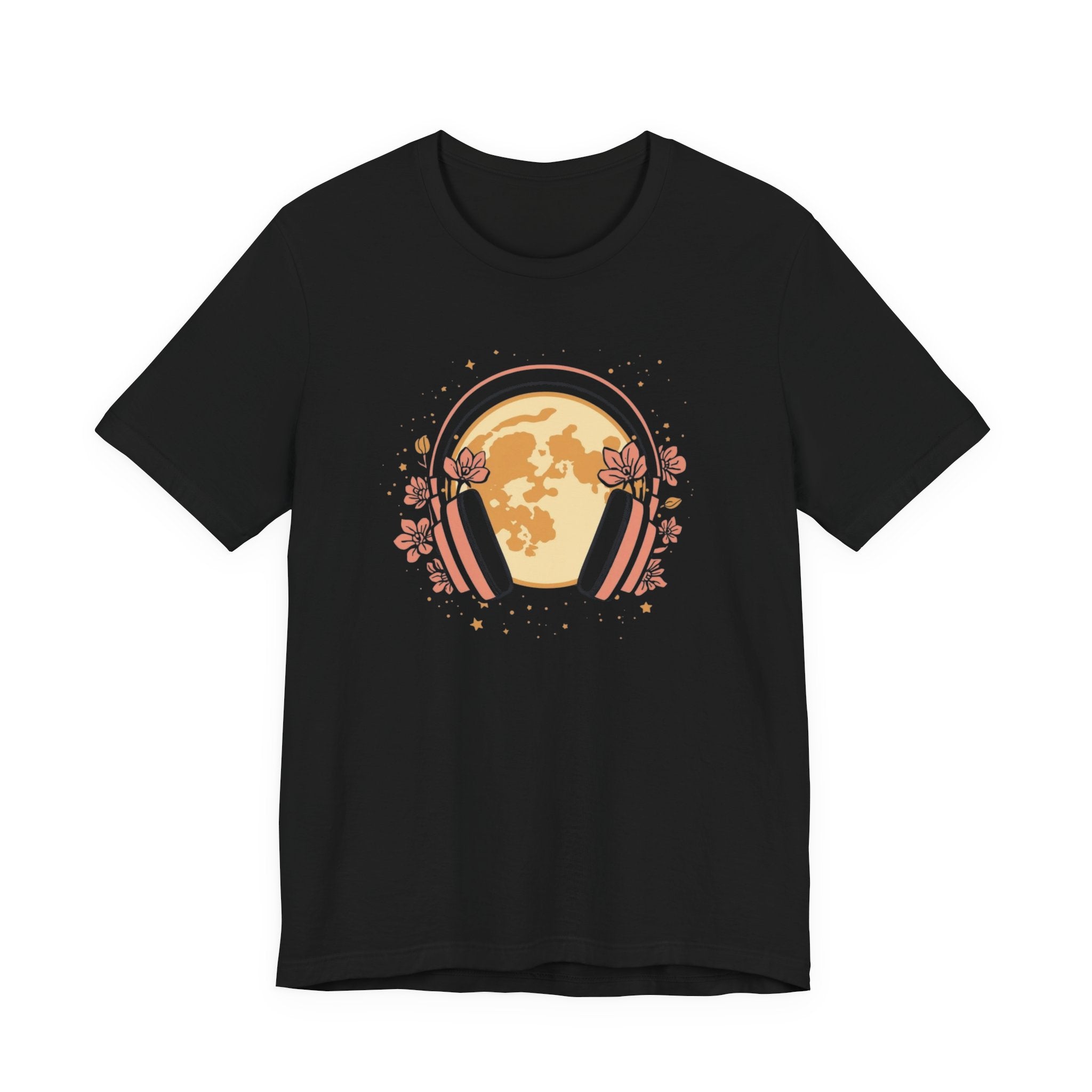 Cosmic Headphones & Full Moon T-Shirt