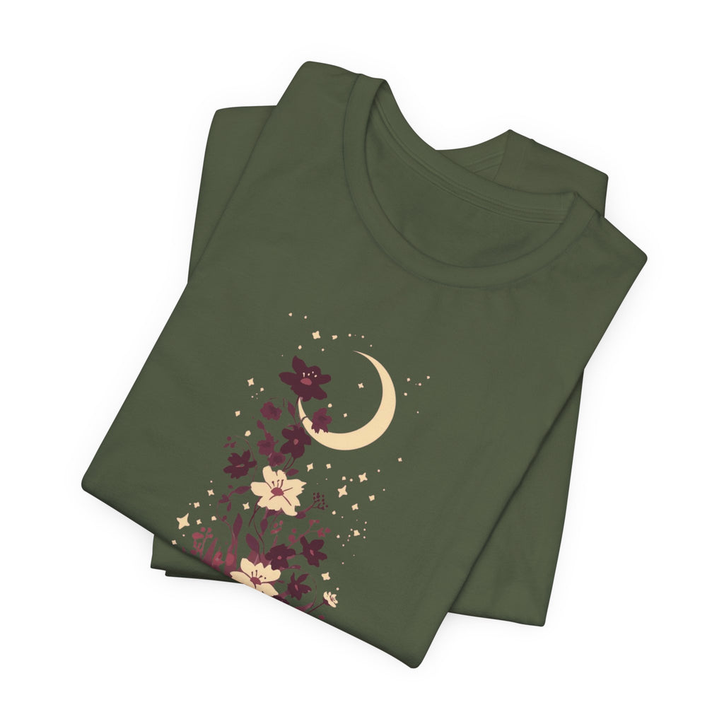 Boho Wildflower Moon Graphic T-Shirt