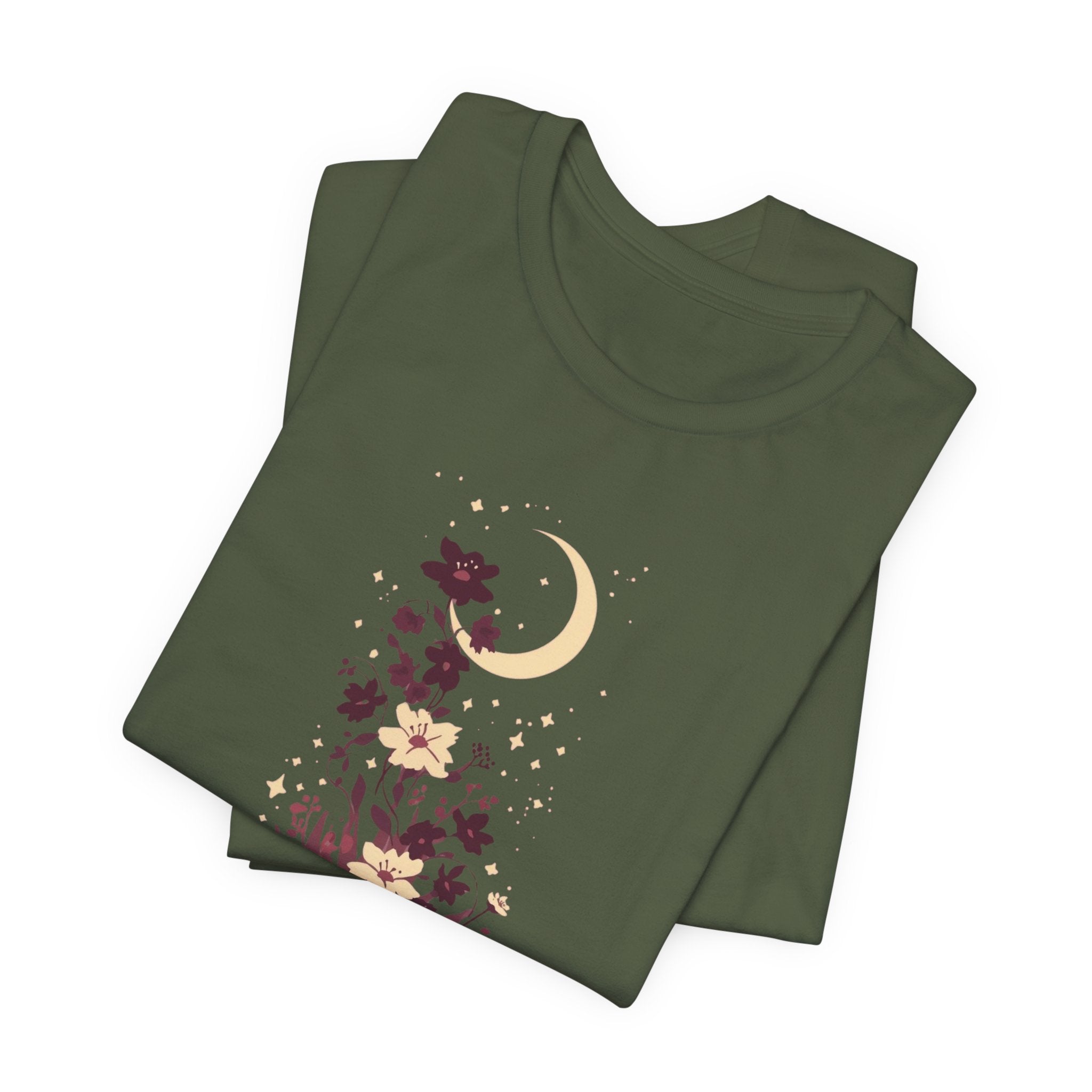 Boho Wildflower Moon Graphic T-Shirt