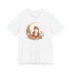 Crescent Moon and Wildflower Fox T-Shirt