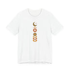 Retro Moon and Flowers T-Shirt
