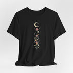 Wildflowers and Crescent Moon T-Shirt