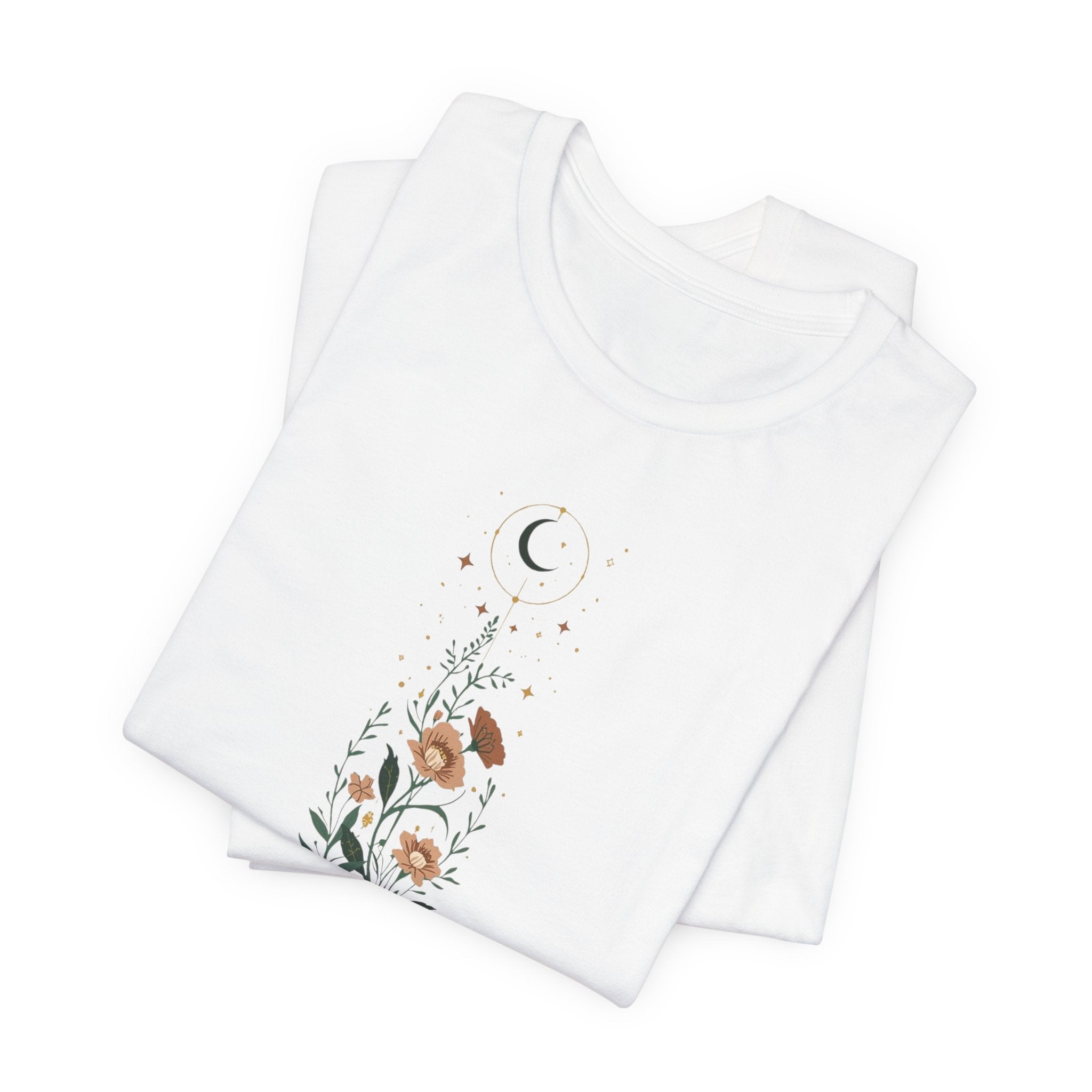 Celestial Crystal Garden Graphic T-Shirt