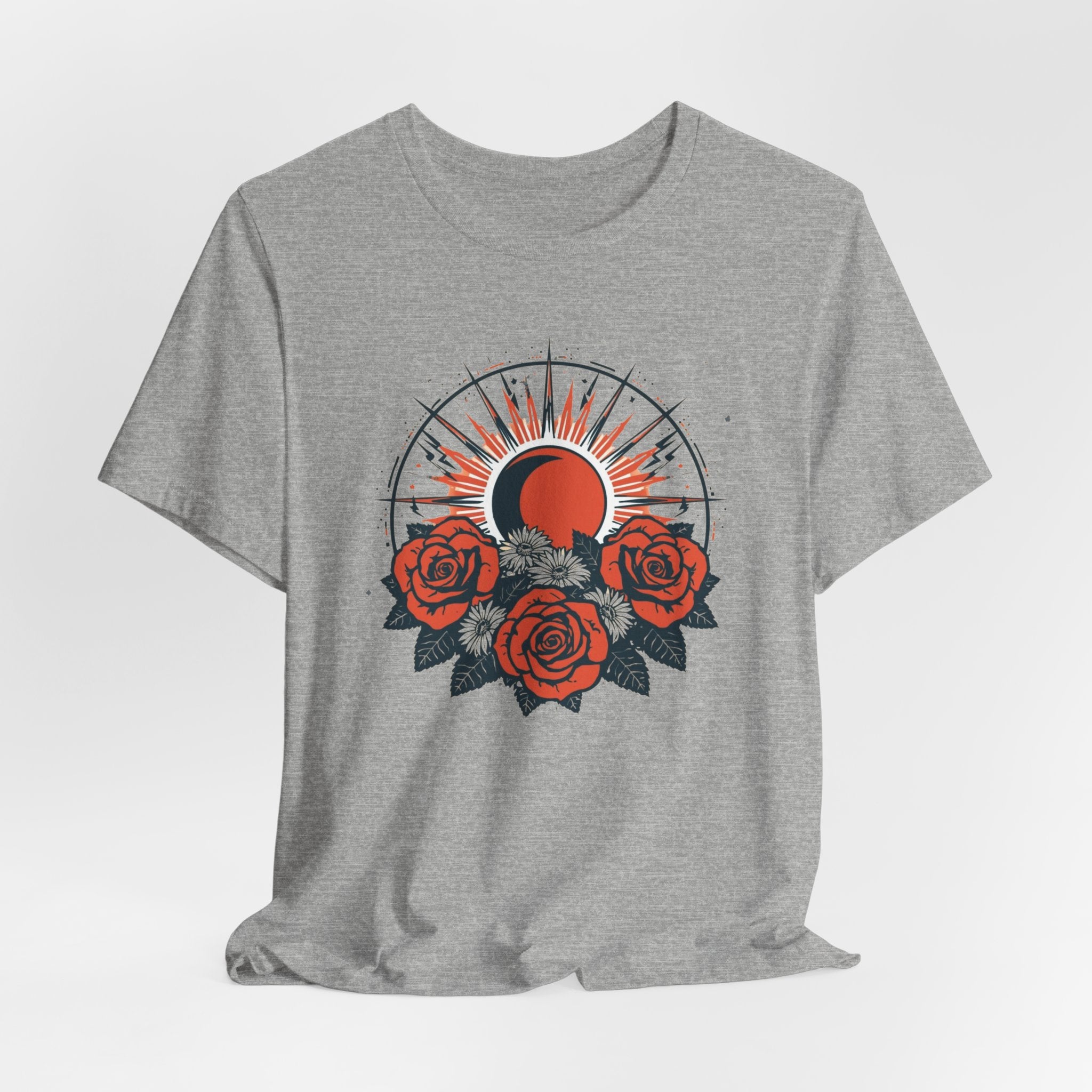 Eclipse Rose Celestial Graphic T-Shirt