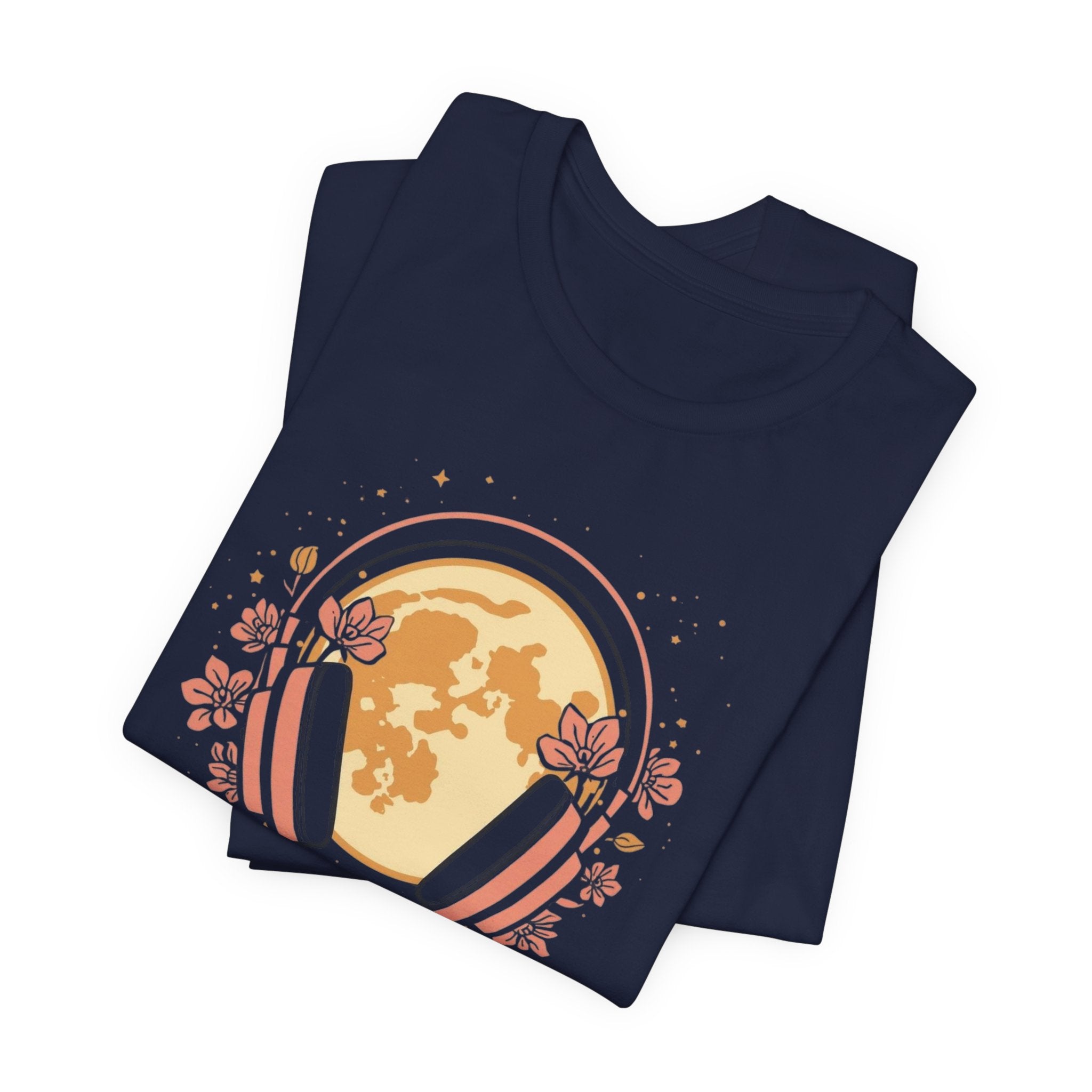 Cosmic Headphones & Full Moon T-Shirt