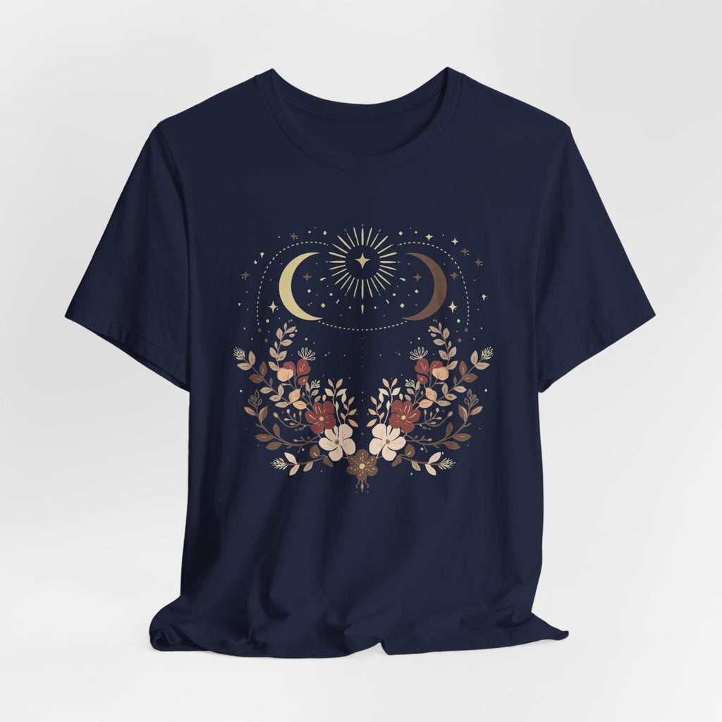 Celestial Blossom Graphic T-Shirt
