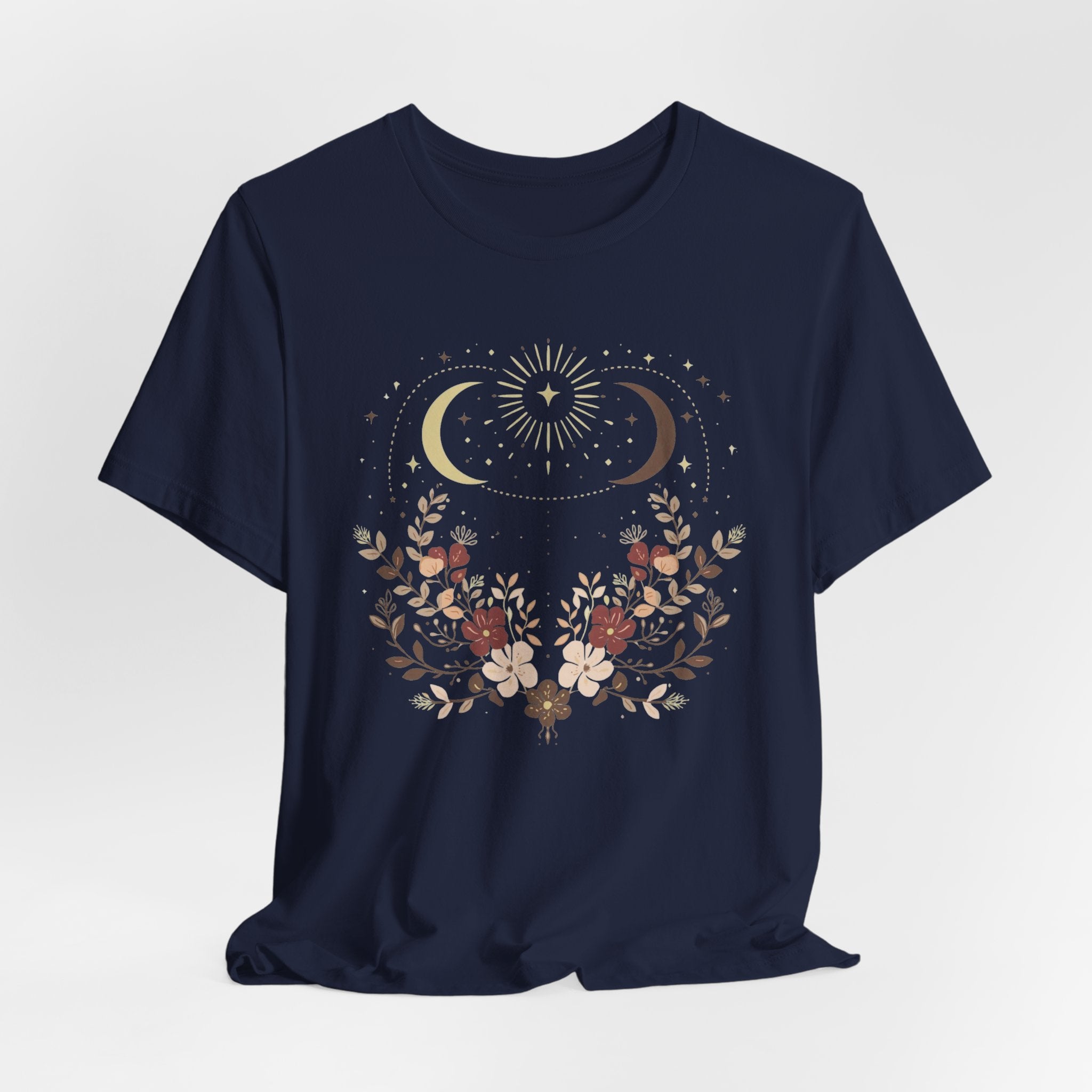 Celestial Blossom Graphic T-Shirt