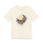 Celestial Moon & Roses Graphic T-Shirt