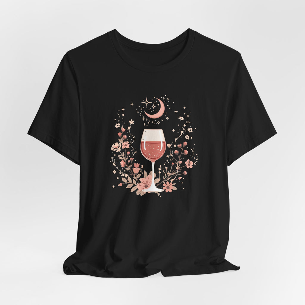 Celestial Rosé & Blush Florals Graphic T-Shirt